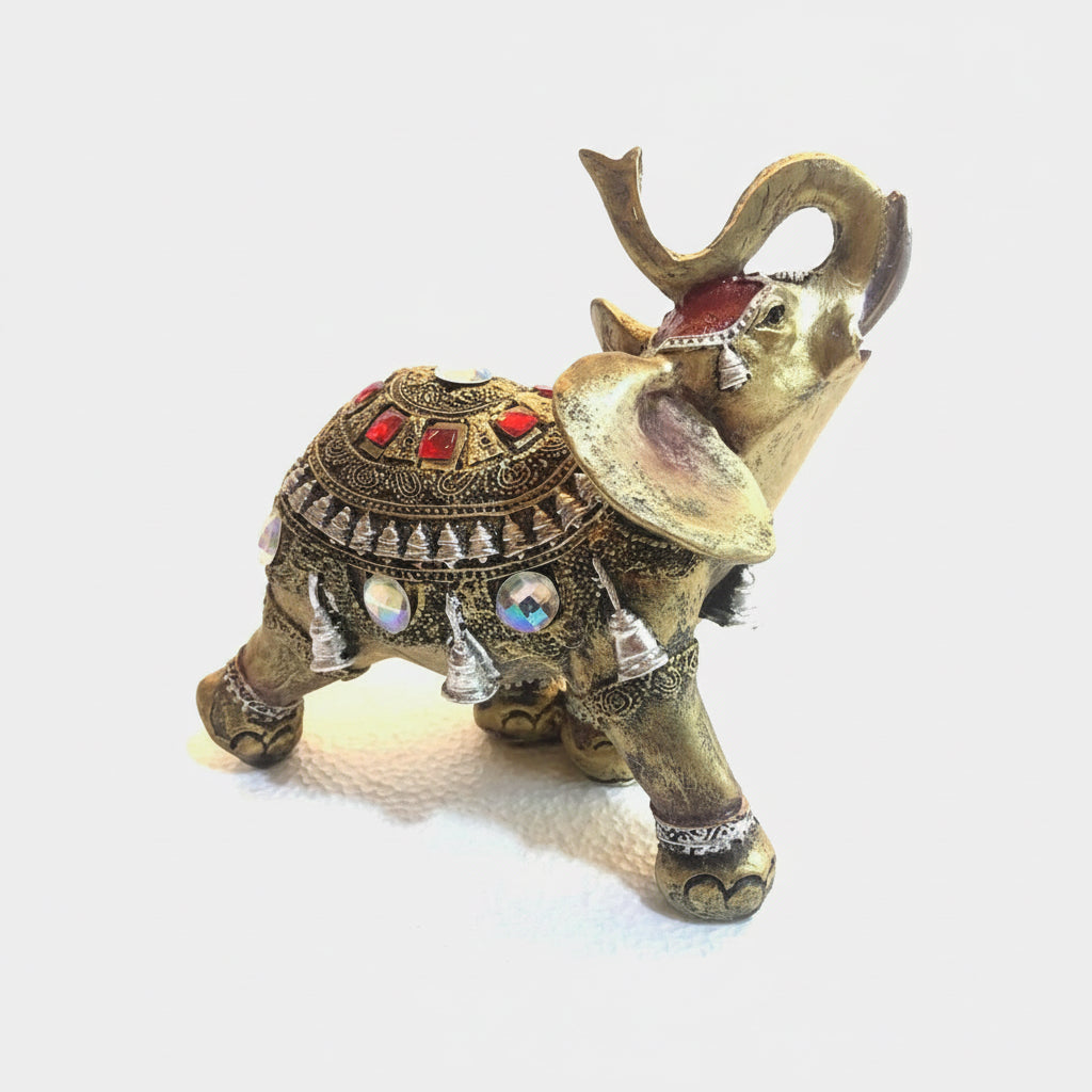 Elefante Dorado Pedreria 15 cmde alto by HEREJE