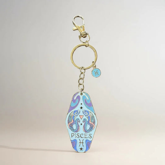 Llavero Zodiacal Hereje Diseño Astrológico Original Pisis by HEREJE