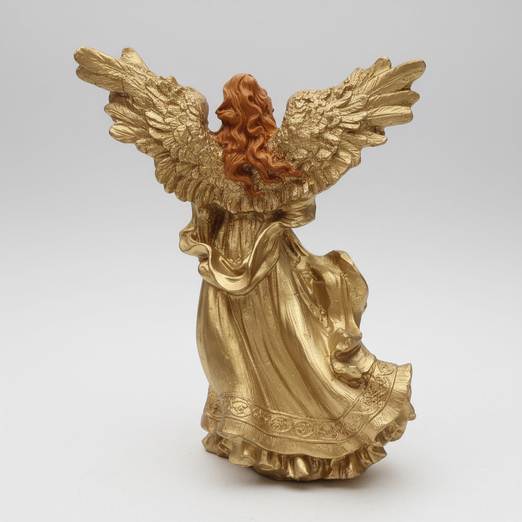 Angel De La Abundancia En Resina Nacional 27 Cm. by HEREJE