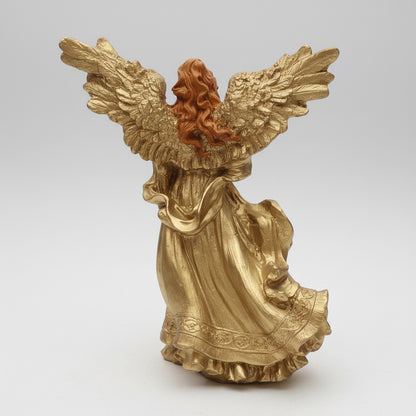 Angel De La Abundancia En Resina Nacional 27 Cm. by HEREJE