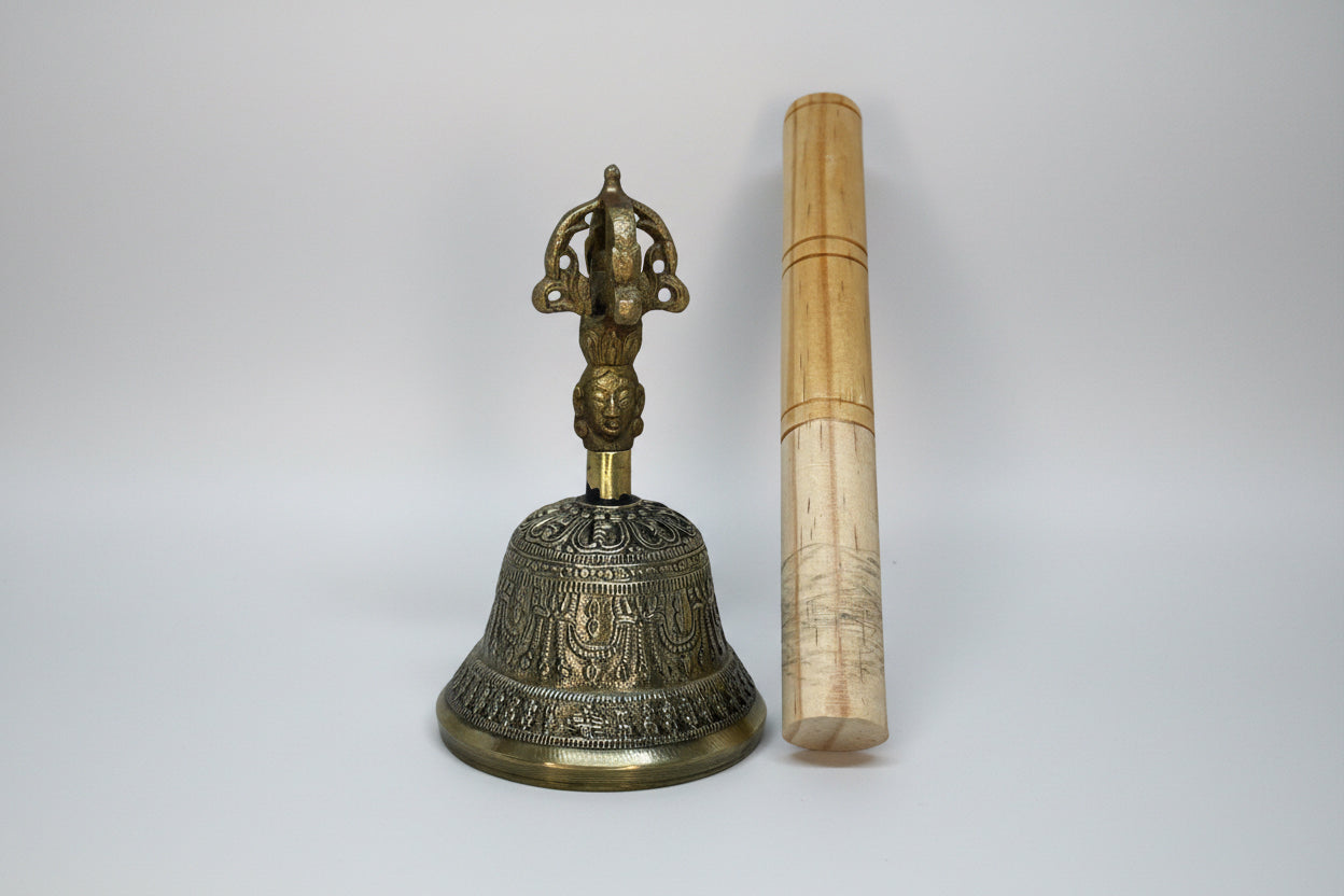 Campana Tibetana Cuenco, Sanción, 7 Metales 12 Cm Alto by HEREJE