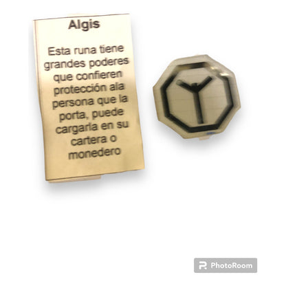 Runas De Protección 3cm Espejo Grabado Varios Modelos by ARTICULOS ESOTERICOS LETY