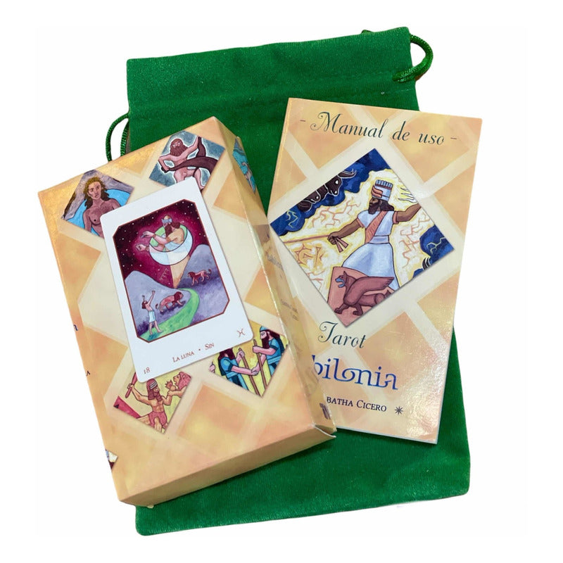 Tarot Babilonia +libro+bolso Original Oraculo12.5 Cm Alto by ARTICULOS ESOTERICOS LETY
