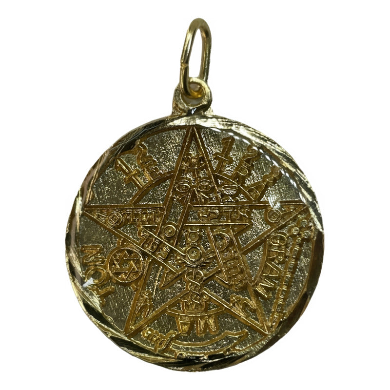 Pentagrama Ritualizado 7 Metales Esotérico 30mm by ARTICULOS ESOTERICOS LETY