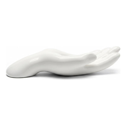 Porta Incienso Ceramico 18x13cm Blanco Mano Mano by HEREJE