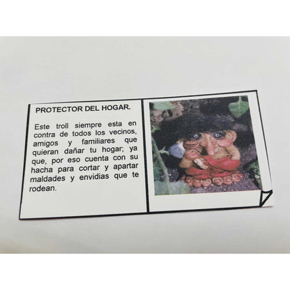 Troll Protección De El Hogar + Comedero Figura De Resina. Rojo by HEREJE