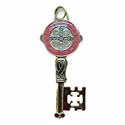 Llave De San Benito Dije Baño De Oro Encapsulado 5cm Varios by HEREJE