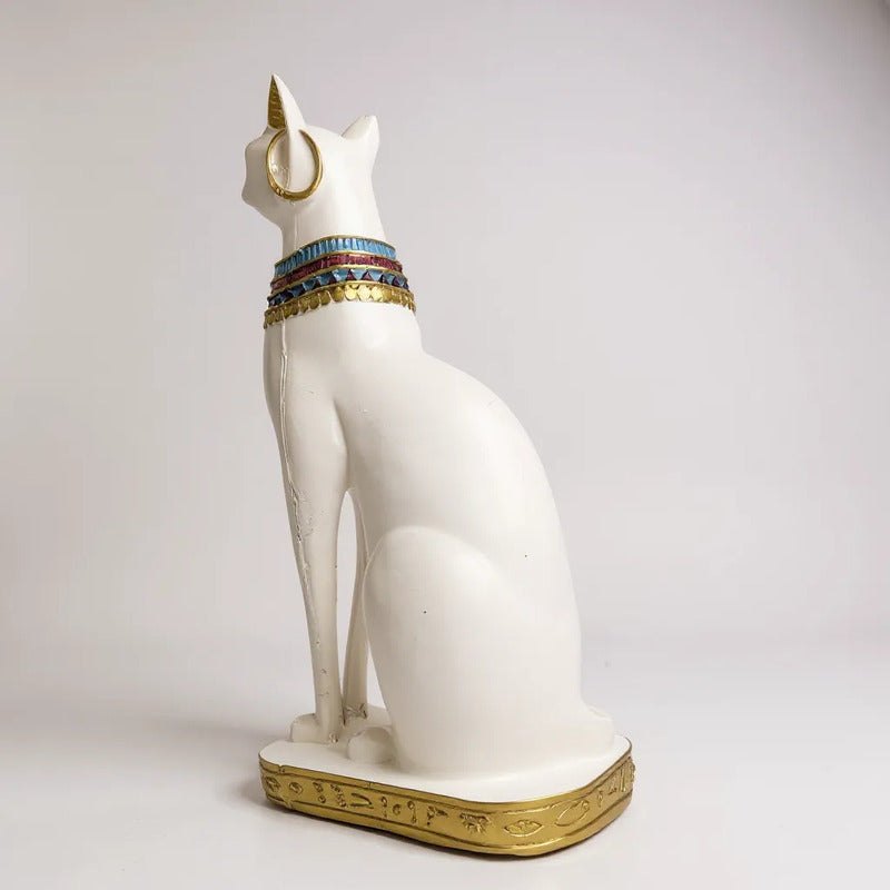 Bastet Egipcio Escultura De Resina 34x17x11 Cm by HEREJE