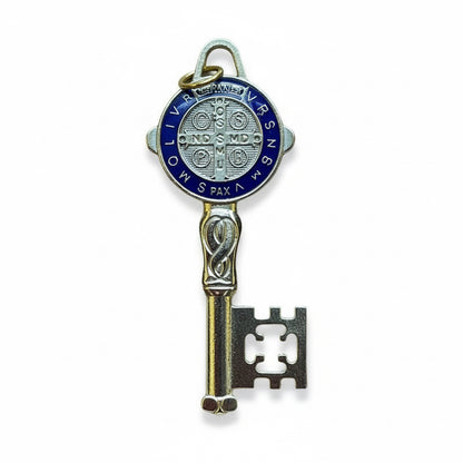 Llave De San Benito Dije Baño De Oro Encapsulado 5cm Varios by HEREJE