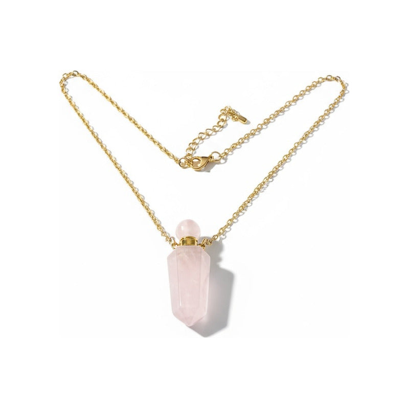 Cuarzo Amatista Rosa Blanco Varios Modelos Perfumero 4 Cm by HEREJE