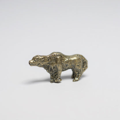 Buey Del Año Chino Amuleto En Miniatura 0.5cm De Alto Dorado by HEREJE