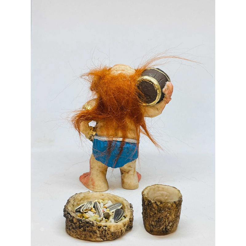 Troll Protector De Tus Dones Y Virtudes + Comedero 12 Cm Fig Variado by HEREJE