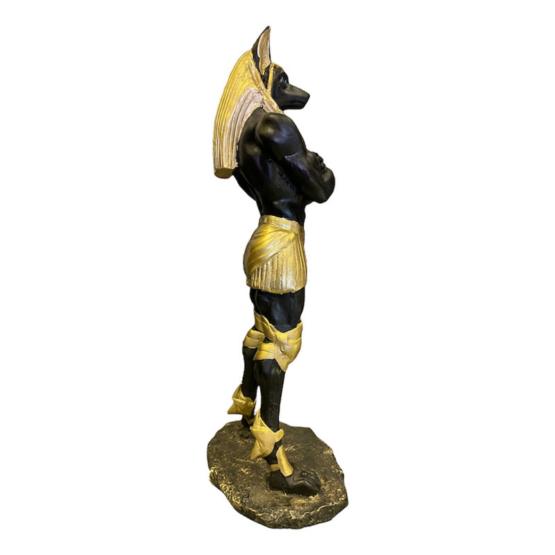Anubis Figura Resina Naciona 25 Cm (fornido) Negro by HEREJE
