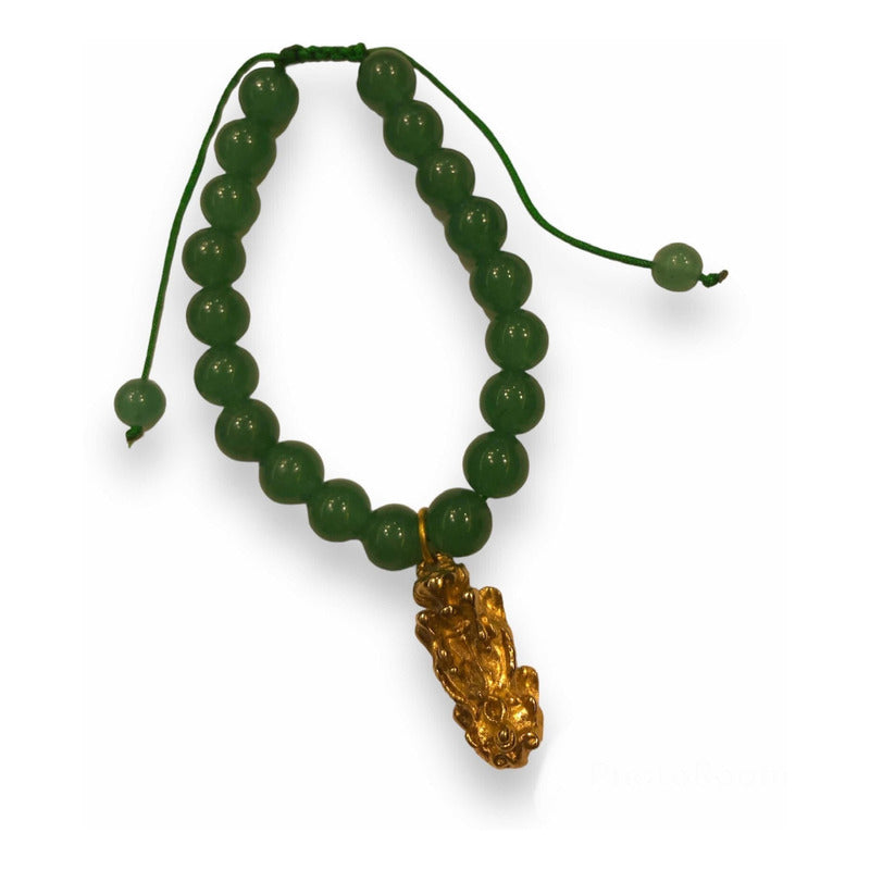 Pulsera De Jade Piyao 11~7 Verde Oscuro 11 Cm 17.78 Cm by ARTICULOS ESOTERICOS LETY