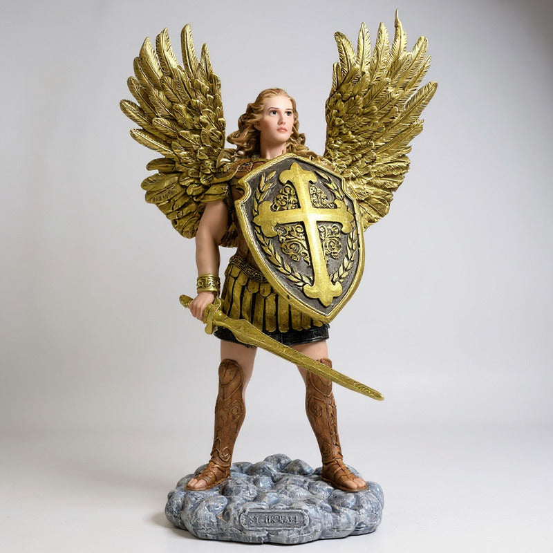 Arcangeles De 35cm Altura Figura De Resina Modelo A Elegir by HEREJE