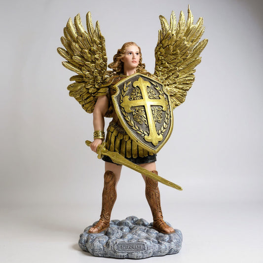 Arcangeles De 35cm Altura Figura De Resina Modelo A Elegir by HEREJE