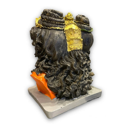 Ganesh Shiva Parvati Familia Sagrada Figura De Resina 21.5cm by HEREJE