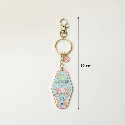 Llavero Zodiacal Hereje Diseño Astrológico Original Cancer by HEREJE
