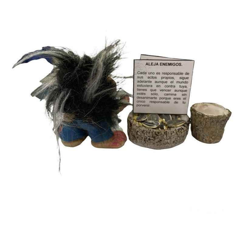 Troll Mini + Comedero + Semillas + Tarjeta Varios Modelos
