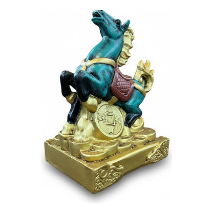 Caballo Año Chino Escultura De Resina 9x6x5cm by HEREJE