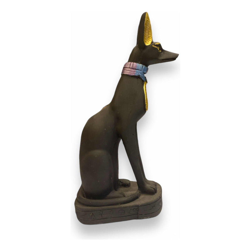 Anubis Echado Figura De Resina 20cm Negrob by HEREJE