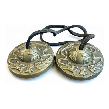 Cymbalo Tibetano Cuenco 7 Metales Indu 6.5 Cm by HEREJE