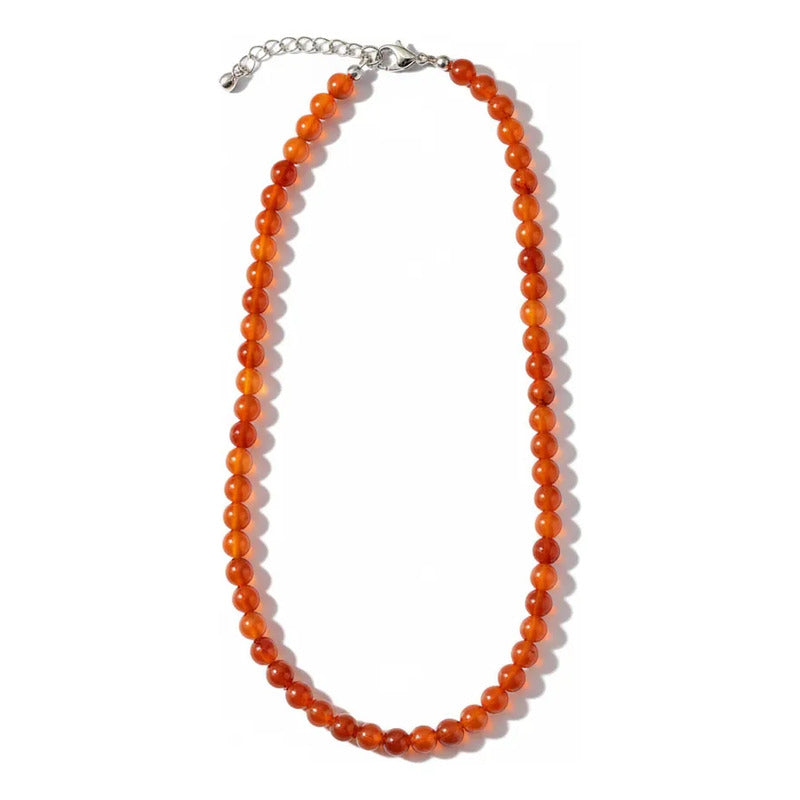 Amatista Collar De Piedra Natural Cornalina by HEREJE