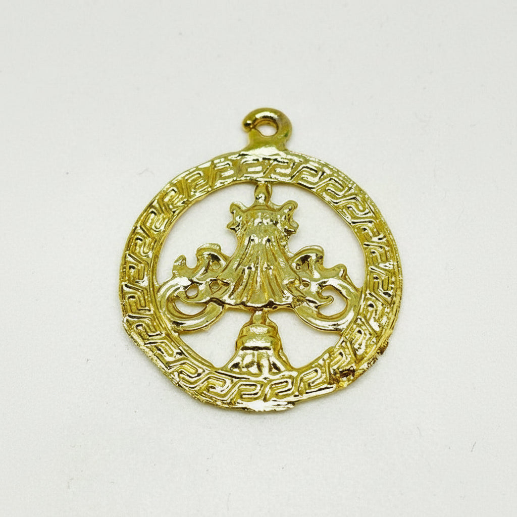 Estandarte De La Victoria Amuleto Feng Shui 4 Cm Dorado by ARTICULOS ESOTERICOS LETY