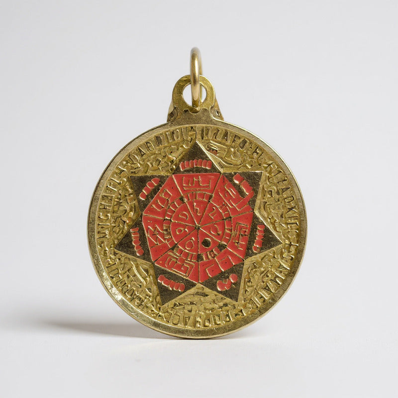 Sello Seite Arcangeles Metatron Dije Metal Encapsulado 25mm by HEREJE