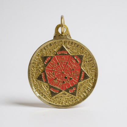 Sello Seite Arcangeles Metatron Dije Metal Encapsulado 25mm by HEREJE