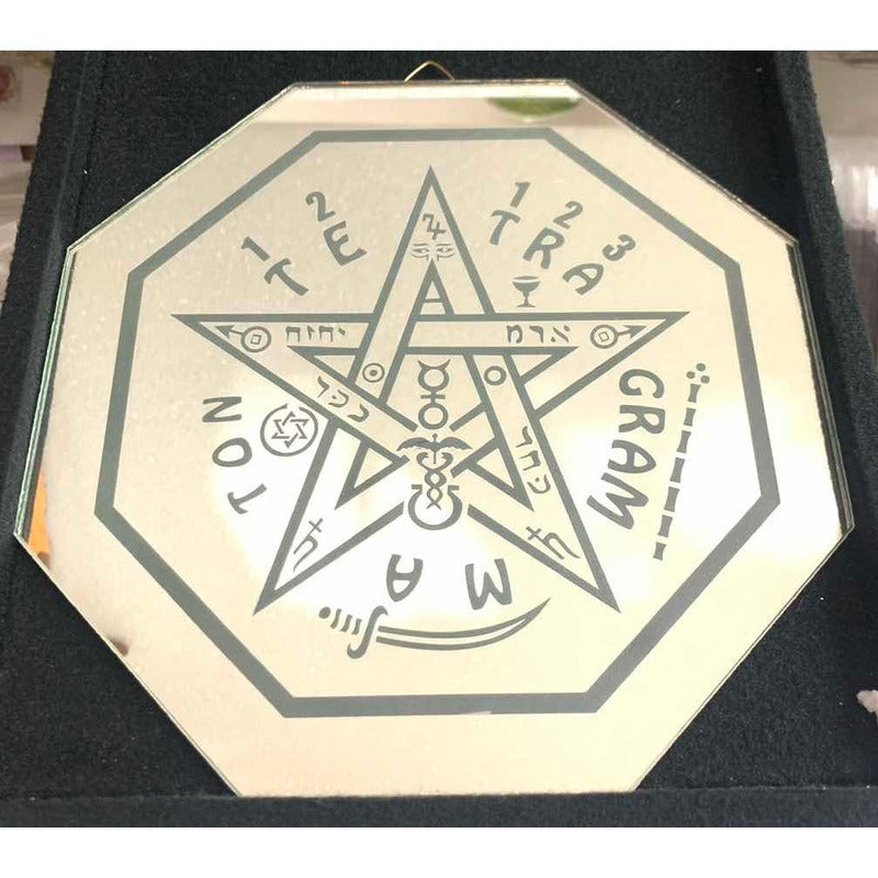 Tetragramaton 30cm Espejo Grabado by HEREJE