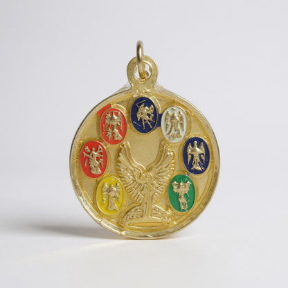 Sello Seite Arcangeles Metatron Dije Metal Encapsulado 30mm by HEREJE