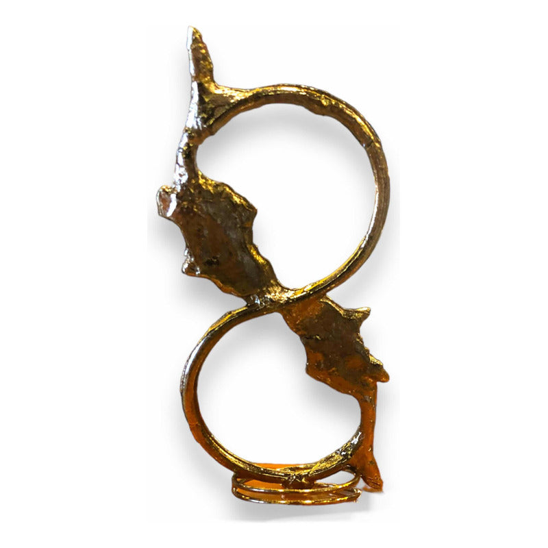 Carpas Infinito Metal Baño De Oro by HEREJE