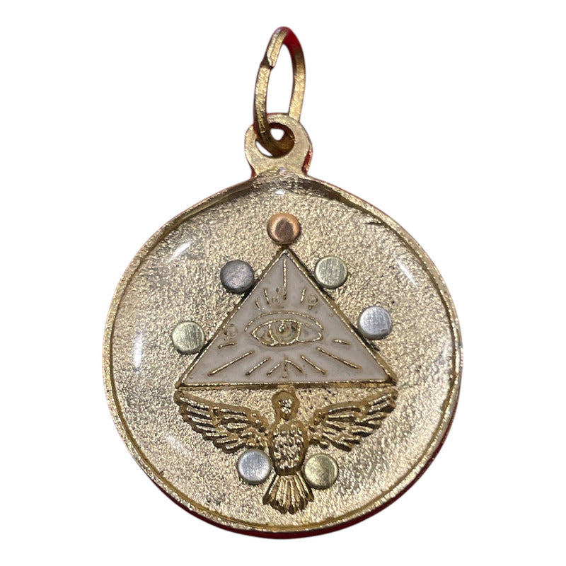 Pentagrama Ritualizado Mediano 7 Metales Tetragramaton 25mm by ARTICULOS ESOTERICOS LETY