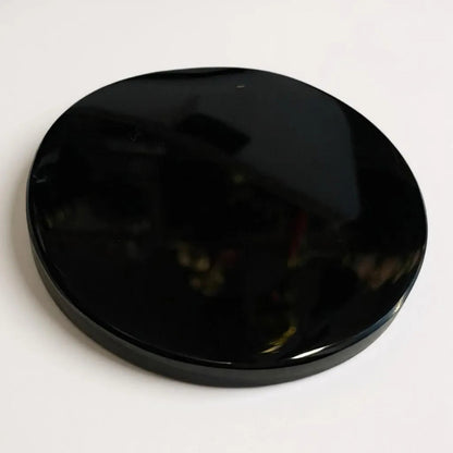 Espejo Redondo Hereje Obsidian Mirror 8cm Limpieza Espiritua S/n by HEREJE