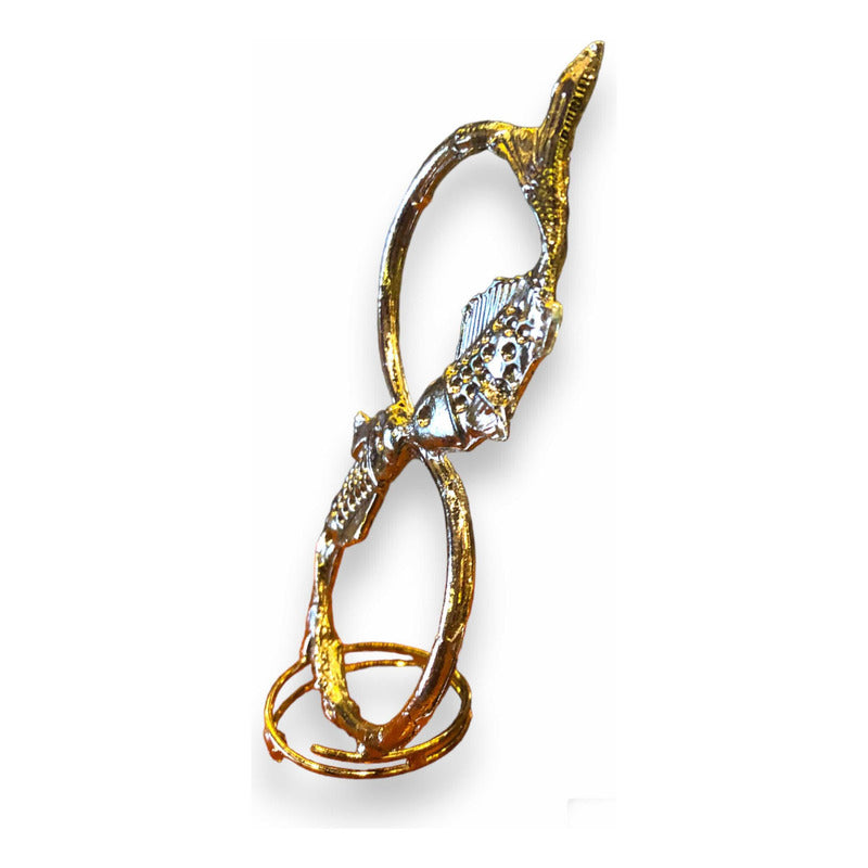 Carpas Infinito Metal Baño De Oro by HEREJE