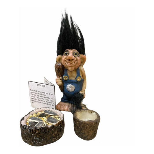 Troll Envidias +comederos+semillas 9.5cm De Alto Variado by HEREJE