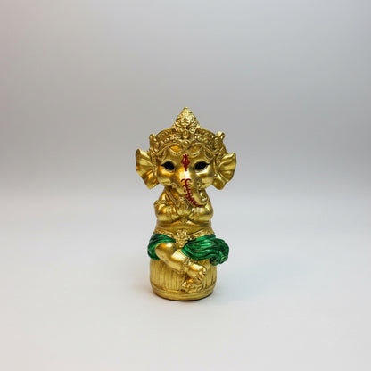 Ganesh Bebe En Barril 14.5cm Resina Nacional by ARTICULOS ESOTERICOS LETY