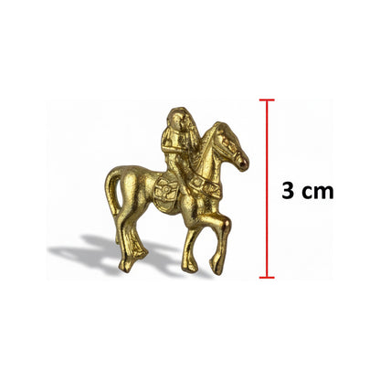 Caballo Con Mono O Mosca Amuleto Para Feng Shui 3 Cm Mono by HEREJE