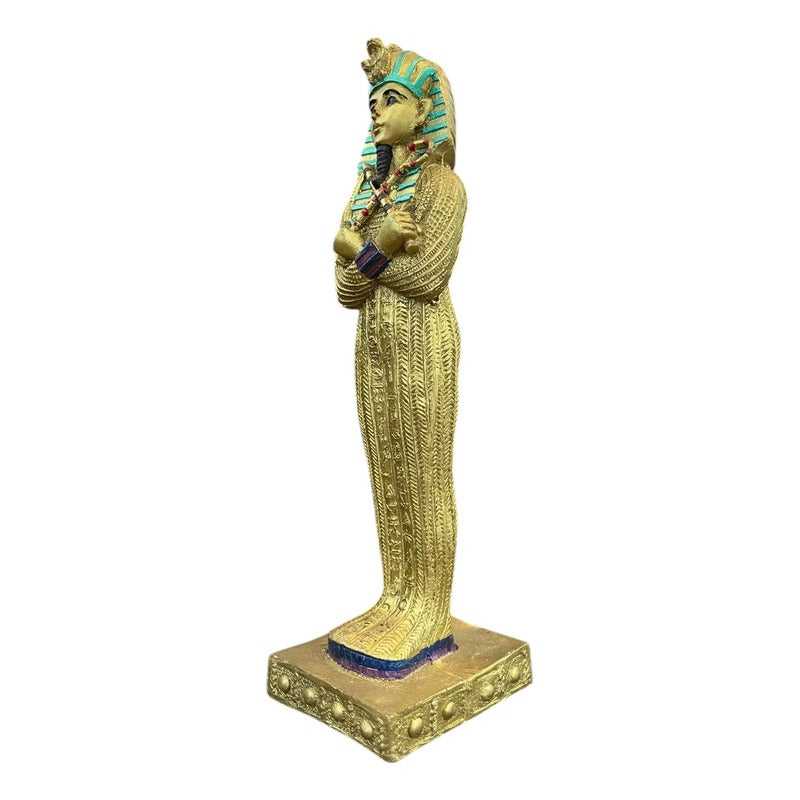 Tutankamon Escultura De Resina De 18 Cm De Altura Verde by HEREJE