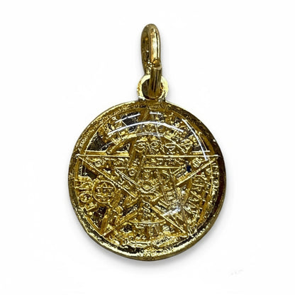 Pentagrama O Tetragramatón Ritualizado 7 Metales 15mm by ARTICULOS ESOTERICOS LETY