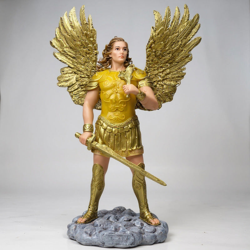 Arcangeles De 35cm Altura Figura De Resina Modelo A Elegir by HEREJE