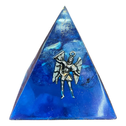 Piramide Angel En Tamaños 5 Cm, 7 Cm Y 9 Cm A Elegir Azul 5cm by HEREJE