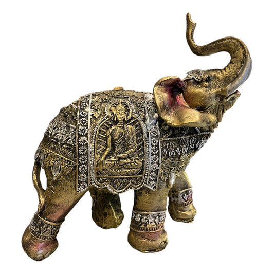 Elefante De La Abundancia Dorado by HEREJE