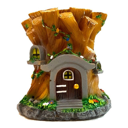 Casa Troncos Seres Elementales Resina Nacional 12 Cm by ARTICULOS ESOTERICOS LETY