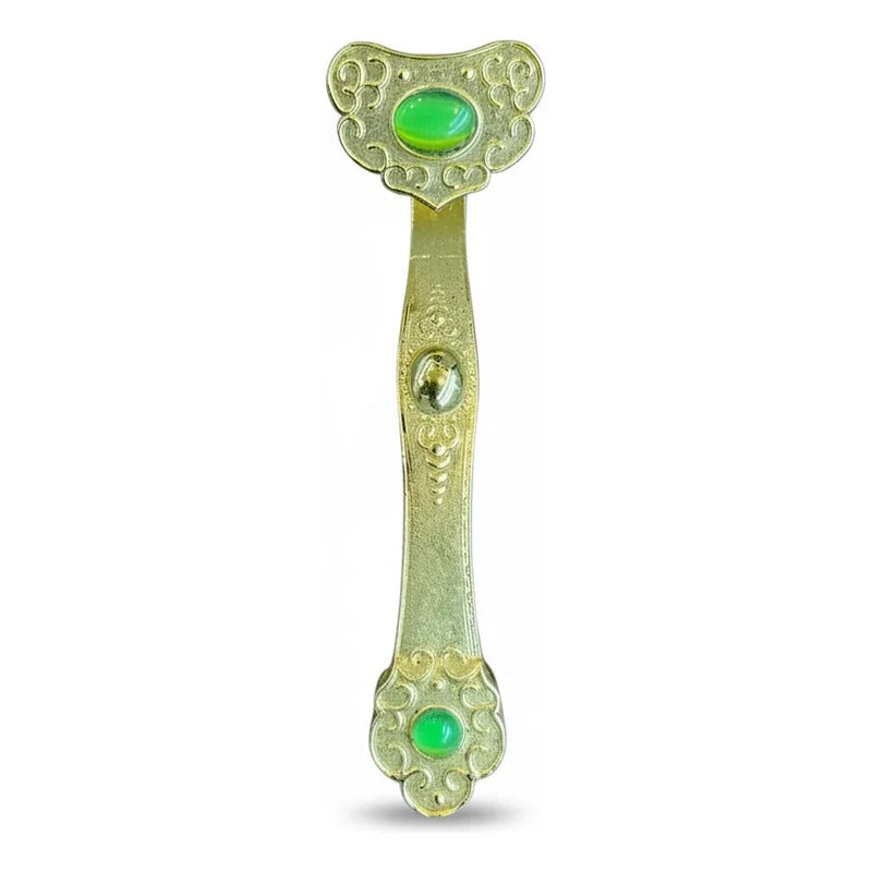 Ru Yi Amuleto De Metal Para La Riqueza 7.5 Cm Dorado by HEREJE