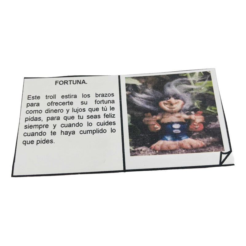 Troll Fortuna 9cm Resina Nacional. Turqueza by HEREJE