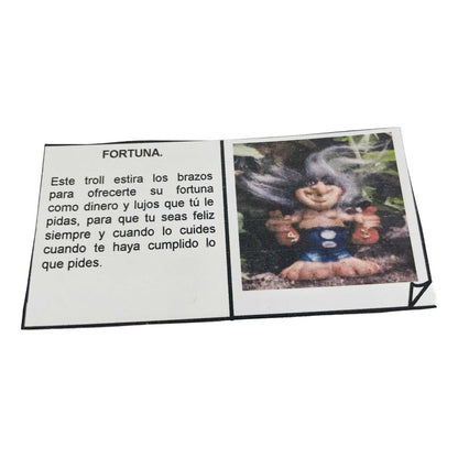 Troll Fortuna 9cm Resina Nacional. Turqueza by HEREJE