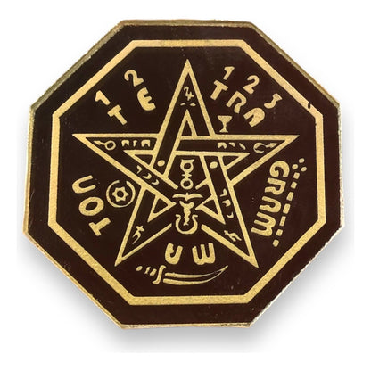 Tetragramaton 7x7 Cm Espejo Grabado by HEREJE