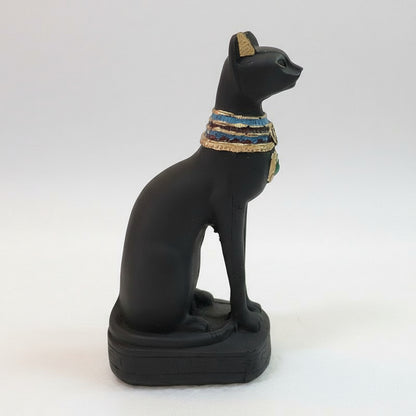 Gato Egipcio Resina Nacional 17.5cm Negro by ARTICULOS ESOTERICOS LETY